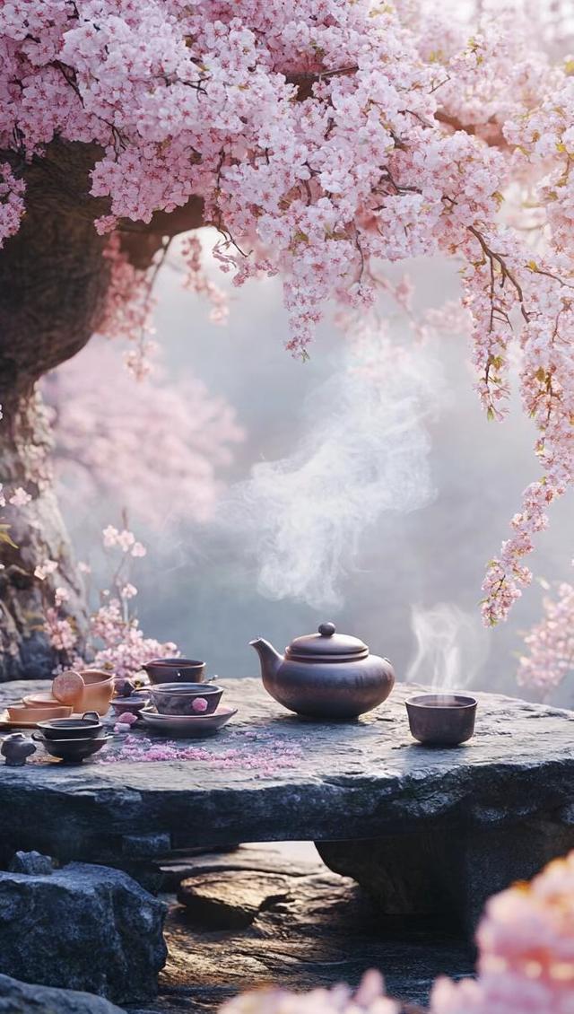 #风景如画，春暖花开，绿树成荫，美如仙境