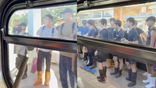 台湾堰塞湖溢流120头牛被冲进太平洋