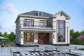 五年后必火户型，28套二层简欧农村自建房别墅，2025农村建房首选图片