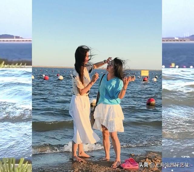 平豪视点Ⅱ上海金山城市沙滩，湛蓝的海，酷暑中的避暑港湾