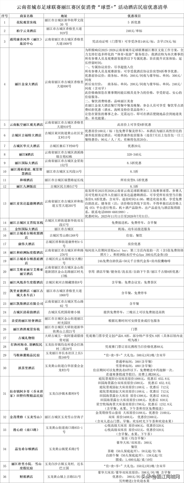 一张球票，玩转丽江！“滇超”期间，丽江这样安排→