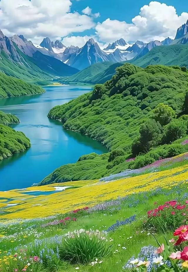 #美丽风景 #蓝天白云绿草地 #自然风光