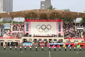 山东牧院第十八届田径运动会开幕！图片