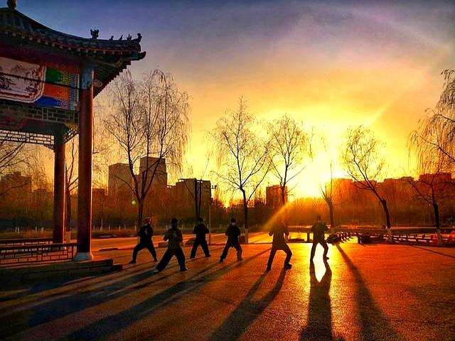 向女修学习太极拳：架子上身出内劲！用意走架乃太极
