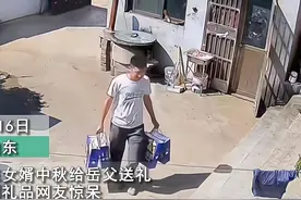 男子中秋给岳父送礼品，满满几十箱就像开超市，网友：女婿真实在图片