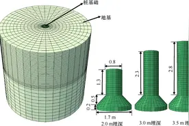 渗水作用下泥岩地区杆塔扩底基础抗拔承载分析图片