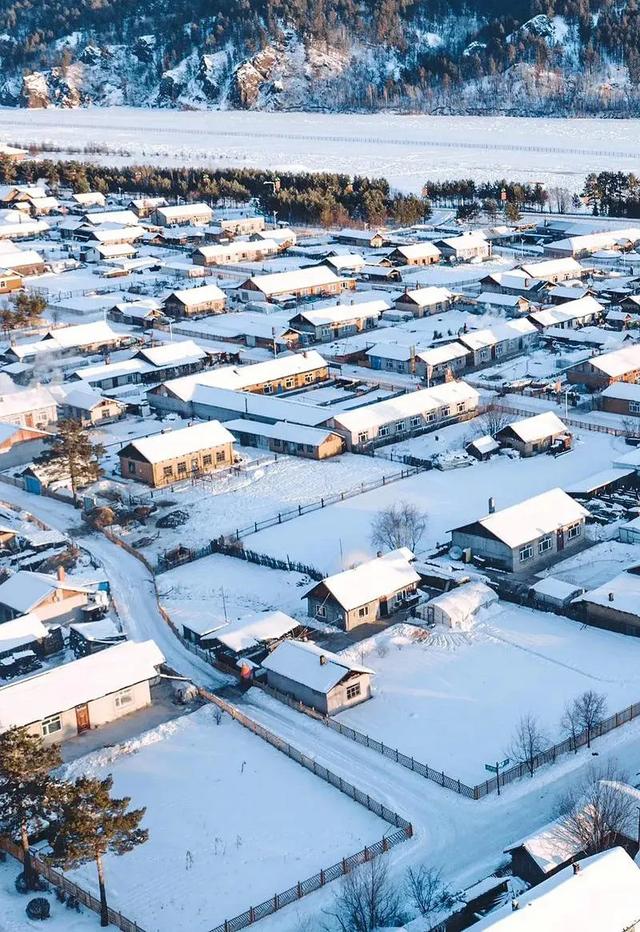 冬季呼伦贝尔海拉尔、阿尔山、满洲里、根河不冻河、漠河、北极村