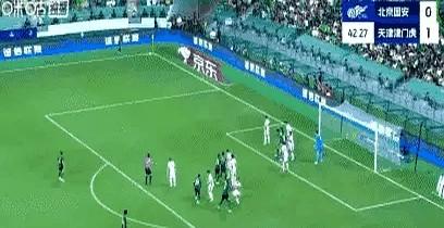 中超积分榜丨北京国安2-2连续三轮不胜落后榜首6分