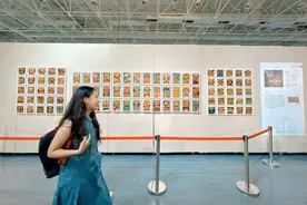 海峡两岸少儿美术大展开幕，台胞：维系两岸之间艺术交流的心图片