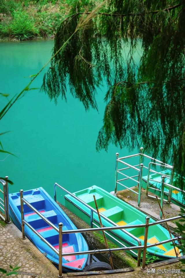 渠县賨人谷的秋天“水”醒啦，去解锁川东小九寨！