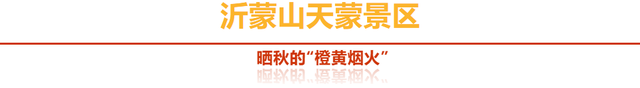 「沂蒙」叠翠映红黄——跟着色彩游临沂