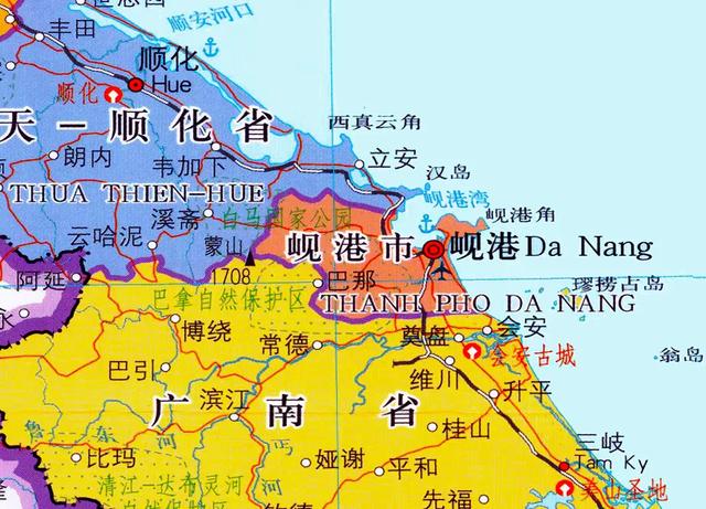 越南中部的承天顺化省，那里有顺化皇城，四周也有护城河环绕