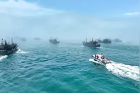 千帆竞发，开渔！图片