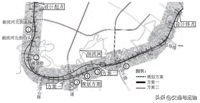 泸州市二环路（纳溪段）路线方案研究