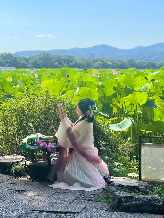 夏日西湖，8月9日。