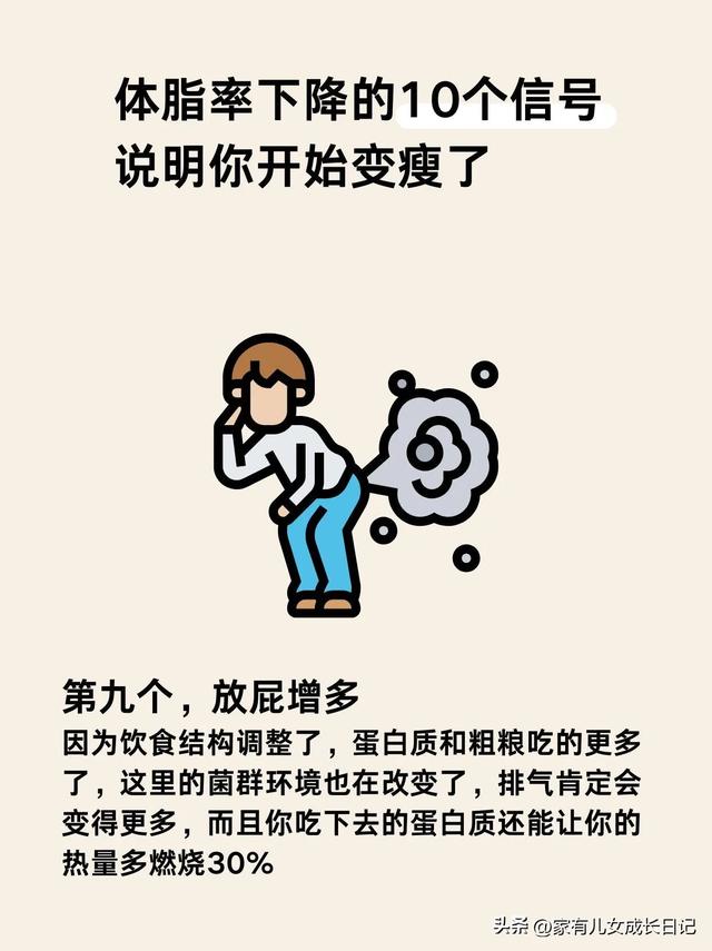 瘦身指南：体脂率在下降的10个信号，说明你开始变瘦了