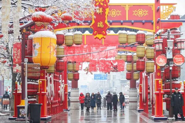 西青雪景限定！古镇换上新装扮～