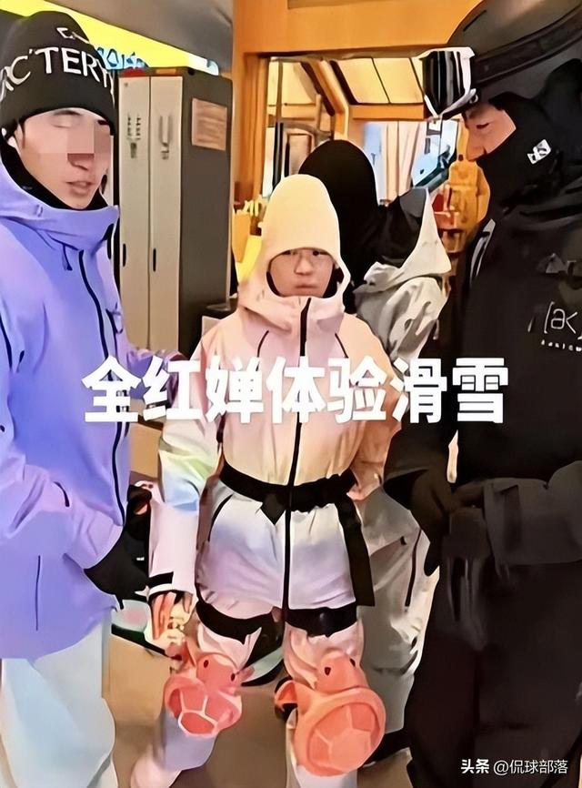 家宅争议刚过	，全红婵就带伤现身新疆雪道，她担心的事还是来了！