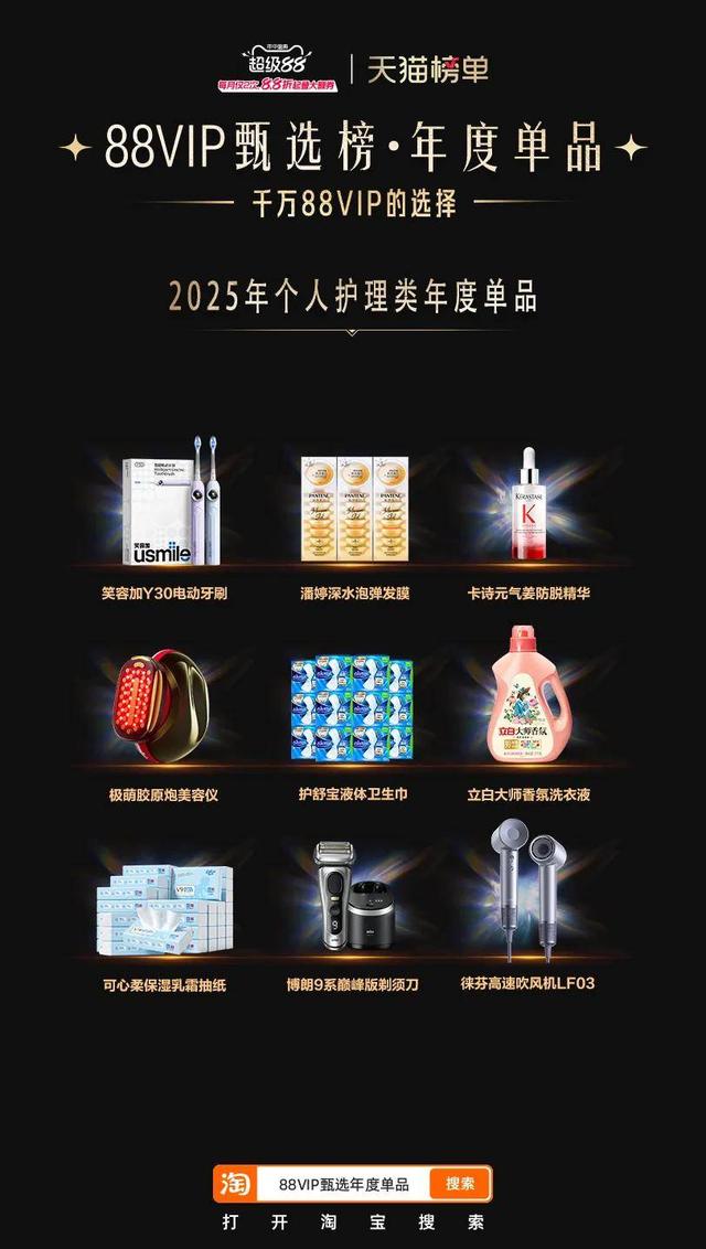 5000万88VIP的购物选择，88款年度单品成团亮相