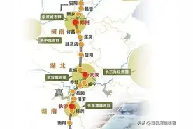 为什么京港高铁非要绕道合肥，多走几百公里？而不直线通过！图片