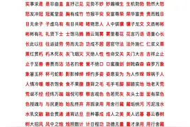 小学成语接龙大全，可从任意位置开始图片