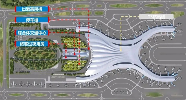 广州白云机场T3亮相，为什么大家都觉得像“甲虫”？