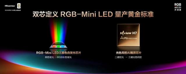 海信RGB-Mini LED集齐“三剑客”