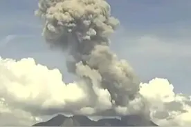 震惊！日本樱岛火山爆发 火山灰冲上云霄 竟是千年一遇的罕见奇观！图片
