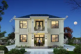 精选10套二层农村别墅，户型5占地面积最小，户型7布局超给力图片