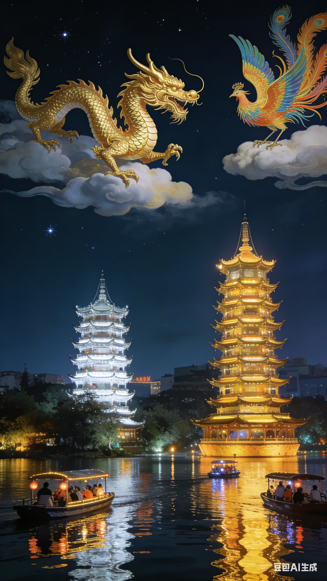 无双道龙赵小荣游记《 一笔祥龙行天下 》（一五0）漓江