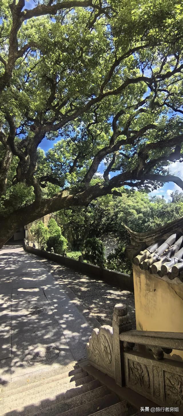 普陀山西天景区到普济寺与百步沙