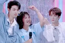 秦霄贤在hi6说“喜欢的人在现场”图片