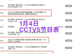 中央5台体育赛事直播时间表：附今日CCTV5节目表、CCTV5+节目单！图片