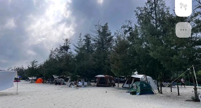 广东惠州海湾露营地你去过几个呢？很适合带小朋友来小众海滩！！