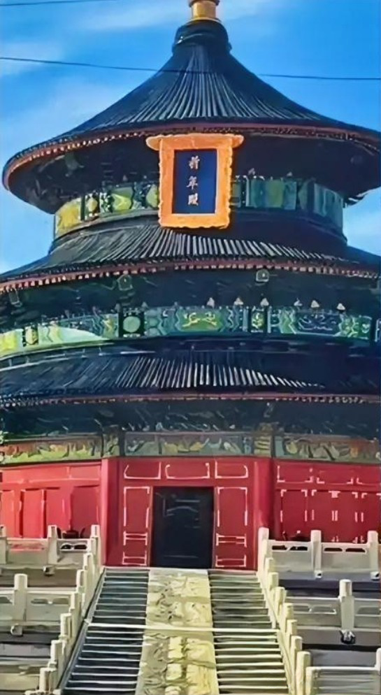 吴承言天坛大功告成！有多真？顺着台阶想走进大门头撞墙上那么真