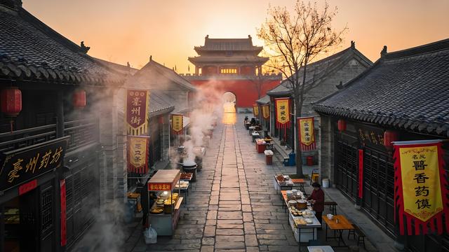 大美安徽初冬行纪，华佗故里别样冬，药都亳州展新容