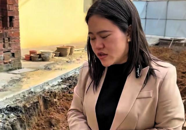 全红婵老家	，第2栋新房开工！女设计师现场指挥：图纸还需要优化