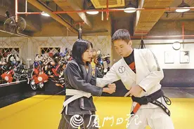 巴西柔术走进厦门市民视野！“人体象棋”运动教您轻松以柔克刚图片