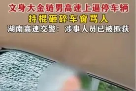 高速别停砸车男被抓后，湖南公安沦陷，知情人曝内幕，果有情况图片