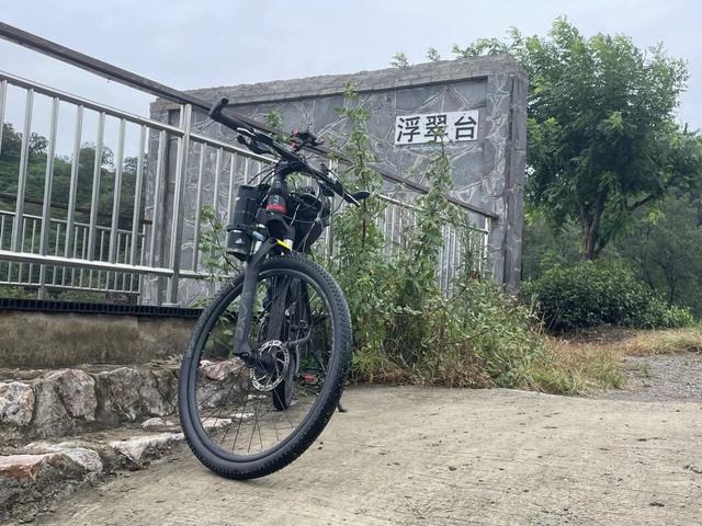 骑游滁州西神山寺森林公园花山风景线