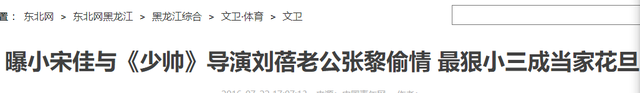 陪睡上位，知三当三，风流成性，宋佳的私生活传闻有多离谱