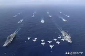 官宣：中国双航母编队横空出世！30万吨大舰队，在全球处何水平？图片