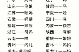 母亲各地的称呼整理出来了，看看，你那里是怎么称呼的图片