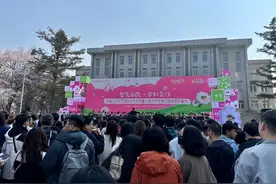繁花初绽 “杏”好有你！吉林大学第九届杏花文化节暨长春大学生春日踏青季启幕图片
