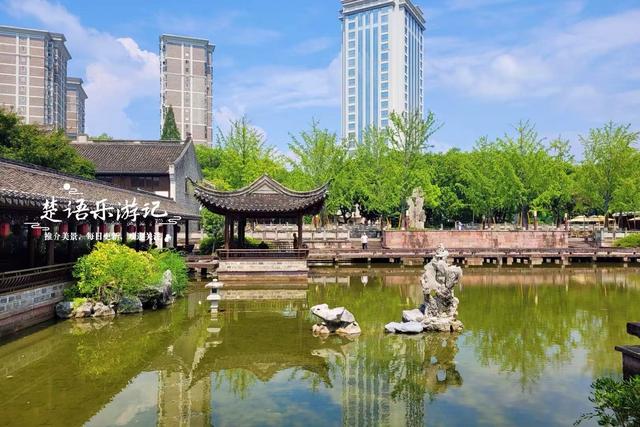 浙江宁波最具诗意的风景，荷花亭台相互映衬，古韵盎然景美如画