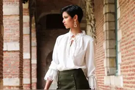 史上首位短发法国小姐出炉，遭网友羞辱：短发还平胸 不配戴王冠！图片