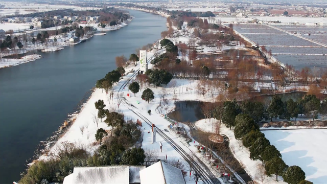 雪后的盐都，每一帧都是壁纸