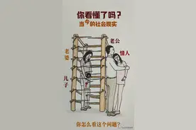 当今的社会，老婆，老公，情人。你看懂了吗？现实生活的漫画段子图片