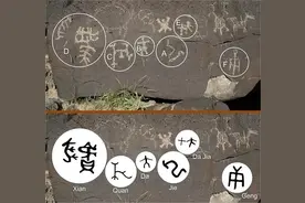 美国在断崖石壁上，发现3000年前中国汉字，历史或将改写？图片