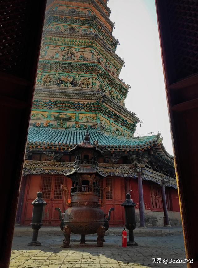 打卡广胜寺,看飞虹塔绝美琉璃,赏元代壁画孤例